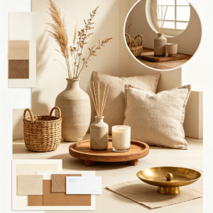 High-End Handmade Home Furnishings Product Details Visual Graphic Design