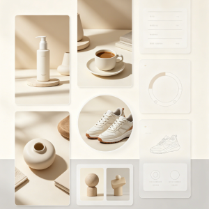 E-commerce Full Set of Product Main Images + Details Page Graphic Design